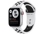 Apple Watch Nike Series 6 GPS+Cellularモデル 40mm M07C3J/A [ピュアプラチナム/ブラックNikeスポーツバンド] JAN:4549995170177