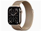 Apple Watch Series 11 GPS+Cellularモデル 42mm MF8Y4J/A [ゴールドチタニウムケース・ゴールドミラネーゼループ] JAN: