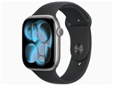 Apple Watch Series 11 GPS+Cellularモデル 46mm MFC94J/A [スペースグレイ・ブラックスポーツバンド S/M] JAN:
