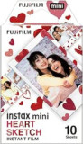 FUJIFILM instax mini用フィルム 10枚入 HEART SKETCH（ハートスケッチ） JAN:4547410497588