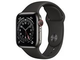 Apple Watch Series 6 GPS+Cellularモデル 40mm M06X3J/A [グラファイトステンレススチールケース/ブラックスポーツバンド] JAN:4549995170146