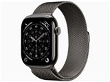 Apple Watch Series 11 GPS+Cellularモデル 46mm MFD34J/A [スレートチタニウムケース・スレートミラネーゼループ S/M] JAN:
