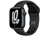 Apple Watch Nike Series 7 GPS+Cellularモデル 41mm MKJ43J/A [アンスラサイト/ブラックNikeスポーツバンド] JAN:4549995255232