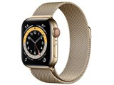 Apple Watch Series 6 GPS+Cellularモデル 40mm M06W3J/A [ゴールドミラネーゼループ] JAN:4549995170139