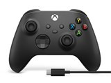 Xbox ワイヤレス コントローラー + USB-C ケーブル 1V8-00005 [カーボン ブラック] JAN:4549576168128