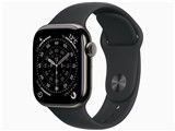 Apple Watch Series 11 GPS+Cellularモデル 42mm MF8T4J/A [スレートチタニウムケース・ブラックスポーツバンド M/L] JAN: