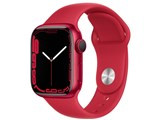 Apple Watch Series 7 GPSモデル 41mm MKN23J/A [(PRODUCT)REDスポーツバンド] JAN:4549995257885