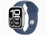 Apple Watch Series 10 GPSモデル 42mm MWWA3J/A [シルバー・デニムスポーツバンド S/M] JAN:4549995501018