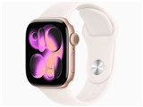 Apple Watch Series 11 GPSモデル 42mm MEU04J/A [ローズゴールド・ライトブラッシュスポーツバンド S/M] JAN: