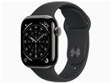 Apple Watch Series 11 GPS+Cellularモデル 42mm MF8R4J/A [スレートチタニウムケース・ブラックスポーツバンド S/M] JAN: