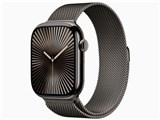 Apple Watch Series 10 GPS+Cellularモデル 46mm MWYW3J/A [スレートチタニウムケース・スレートミラネーゼループ M/L] JAN:4549995501537