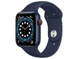 Apple Watch Series 6 GPS+Cellularモデル 44mm M09A3J/A [ディープネイビースポーツバンド] JAN:4549995170238