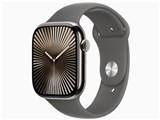 Apple Watch Series 10 GPS+Cellularモデル 46mm MWY93J/A [ナチュラルチタニウムケース・ストーングレイスポーツバンド S/M] JAN:4549995501483