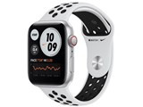 Apple Watch Nike SE GPS+Cellularモデル 44mm MG083J/A [ピュアプラチナム/ブラックNikeスポーツバンド] JAN:4549995169577