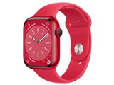 Apple Watch Series 8 GPSモデル 45mm MNP43J/A [(PRODUCT)REDスポーツバンド] JAN:4549995337341