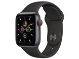 Apple Watch SE GPS+Cellularモデル 40mm MYEK2J/A [ブラックスポーツバンド] JAN:4549995163605