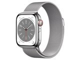 Apple Watch Series 8 GPS+Cellularモデル 41mm MNJ83J/A [シルバーステンレススチールケース/シルバーミラネーゼループ] JAN:4549995340013