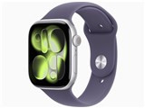 Apple Watch Series 11 GPS+Cellularモデル 46mm MFCR4J/A [シルバー・パープルフォグスポーツバンド M/L] JAN: