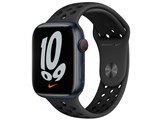 Apple Watch Nike Series 7 GPS+Cellularモデル 45mm MKL53J/A [アンスラサイト/ブラックNikeスポーツバンド] JAN:4549995255836