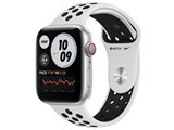 Apple Watch Nike Series 6 GPS+Cellularモデル 44mm M09W3J/A [ピュアプラチナム/ブラックNikeスポーツバンド] JAN:4549995170320
