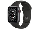 Apple Watch Series 6 GPS+Cellularモデル 40mm M06P3J/A [ブラックスポーツバンド] JAN:4549995170078