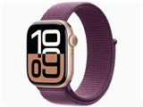 Apple Watch Series 10 GPSモデル 42mm MWWK3J/A [ローズゴールド・プラムスポーツループ] JAN:4549995501094