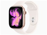 Apple Watch Series 11 GPSモデル 46mm MEV74J/A [ローズゴールド・ライトブラッシュスポーツバンド M/L] JAN: