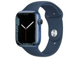 Apple Watch Series 7 GPSモデル 45mm MKN83J/A [アビスブルースポーツバンド] JAN:4549995257946