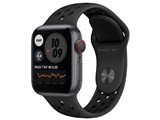 Apple Watch Nike Series 6 GPS+Cellularモデル 40mm M07E3J/A [アンスラサイト/ブラックNikeスポーツバンド] JAN:4549995170191