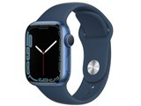 Apple Watch Series 7 GPSモデル 41mm MKN13J/A [アビスブルースポーツバンド] JAN:4549995257878