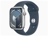 Apple Watch Series 9 GPSモデル 45mm MR9D3J/A [シルバー/ストームブルースポーツバンド S/M] JAN:4549995401028