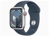 Apple Watch Series 9 GPS+Cellularモデル 41mm MRHV3J/A [シルバー/ストームブルースポーツバンド S/M] JAN:4549995401455