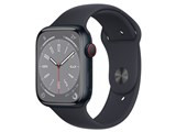 Apple Watch Series 8 GPS+Cellularモデル 45mm MNK43J/A [ミッドナイトスポーツバンド] JAN:4549995340082