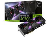 GeForce RTX 4070 Ti 12GB XLR8 ゲーミング VERTO EPIC-X RGB オーバークロック トリプルファン VCG4070T12TFXXPB1-O [PCIExp 12GB] JAN:
