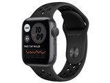 Apple Watch Nike Series 6 GPSモデル 40mm M00X3J/A [アンスラサイト/ブラックNikeスポーツバンド] JAN:4549995176919