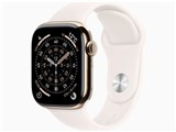 Apple Watch Series 11 GPS+Cellularモデル 42mm MF8X4J/A [ゴールドチタニウムケース・ライトブラッシュスポーツバンド M/L] JAN: