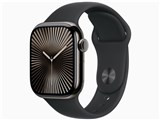 Apple Watch Series 10 GPS+Cellularモデル 42mm MWXH3J/A [スレートチタニウムケース・ブラックスポーツバンド M/L] JAN:4549995501384
