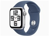 Apple Watch SE 第2世代 GPSモデル 40mm MXED3J/A [シルバー・デニムスポーツバンド M/L] JAN:4549995514865