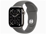 Apple Watch Series 11 GPS+Cellularモデル 42mm MF8M4J/A [ナチュラルチタニウムケース・ストーングレイスポーツバンド S/M] JAN: