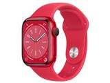 Apple Watch Series 8 GPSモデル 41mm MNP73J/A [(PRODUCT)REDスポーツバンド] JAN:4549995337464